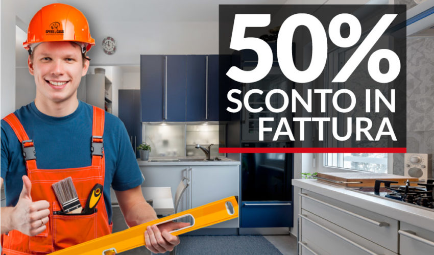 Sconto 50 in fattura