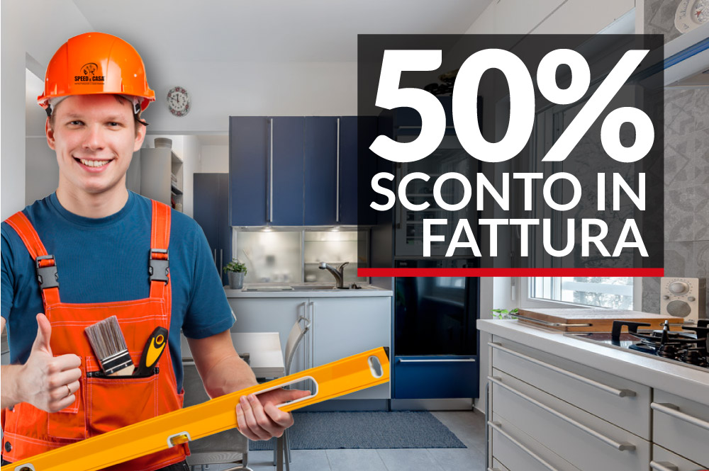 Sconto 50 in fattura risparmia con Speed Casa